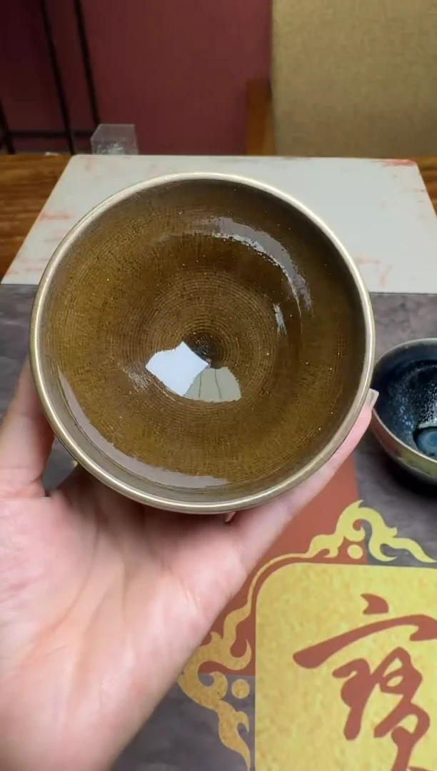 茶盏黄宝庆柴烧盏116