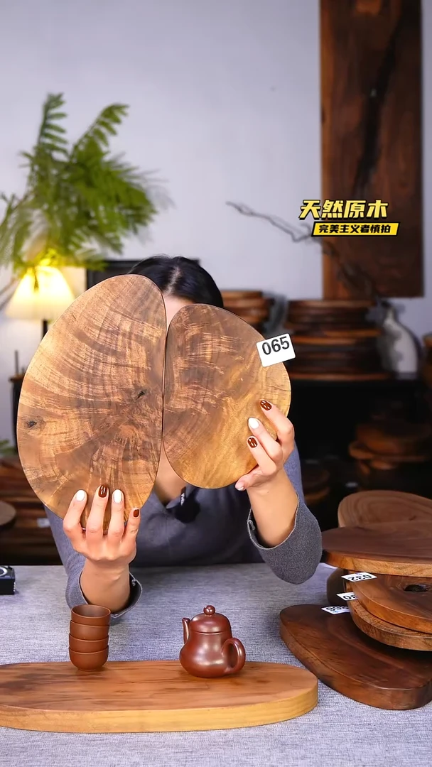 木北美黑胡桃原木.干裂疤结不属于商品质量问题完美主义者慎拍