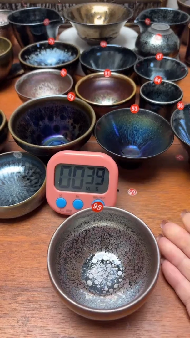 【闪购商品】茶盏95号建盏工匠茶器