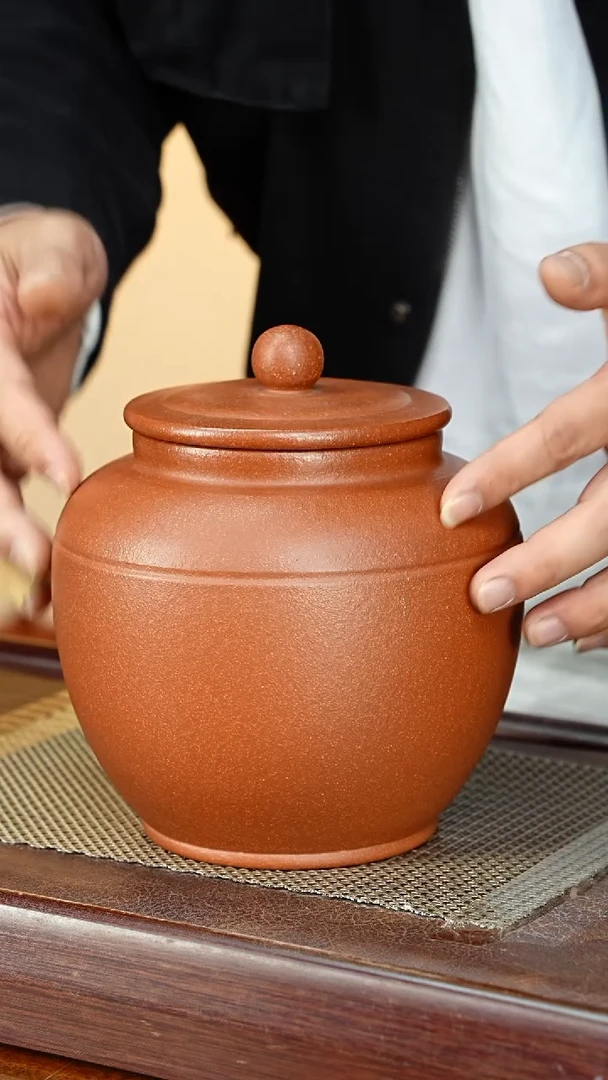 宜兴原矿紫砂茶叶罐