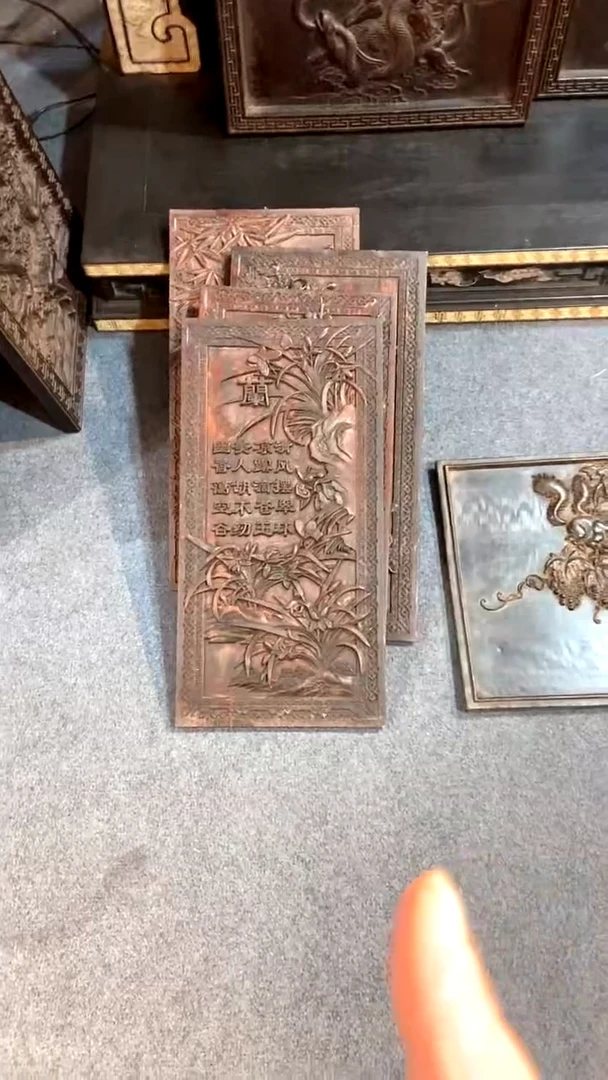 【闪购商品】木A722紫檀雕刻一物一拍直播间为准