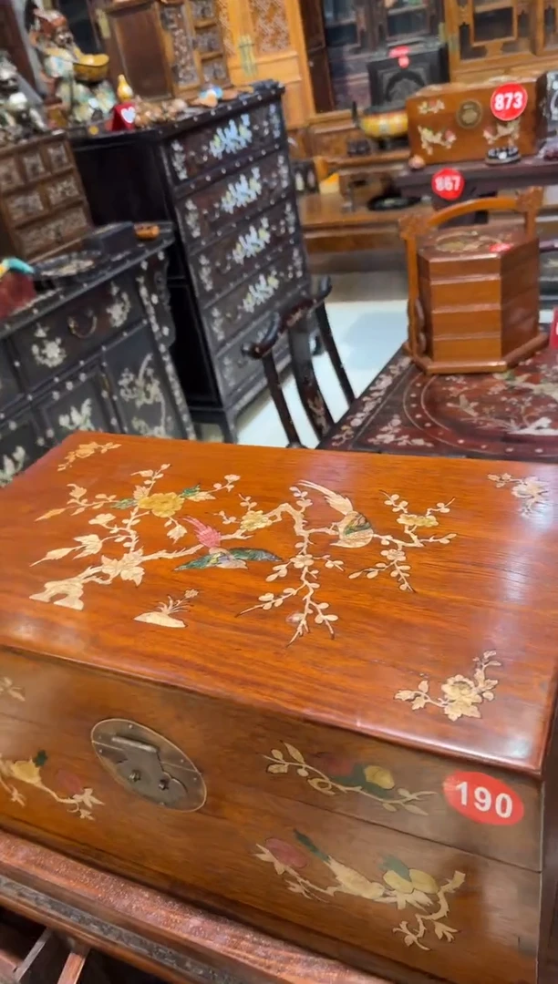 木50鸟踏花枝翻盖箱658.888888