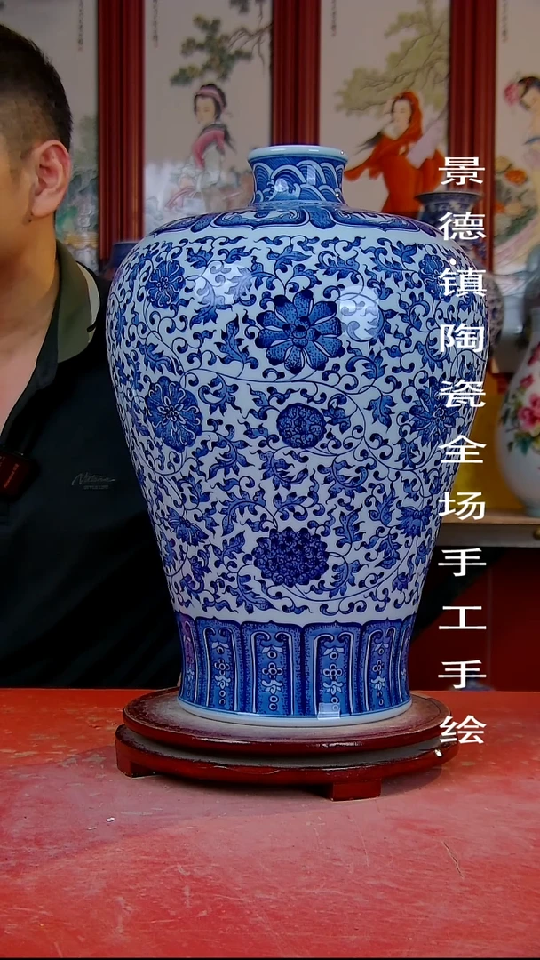 摆件景德镇陶瓷 全场手工手绘