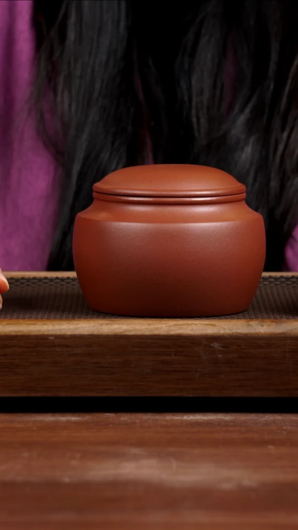 【闪购商品】紫砂茶壶四号井底槽青茶叶罐350克