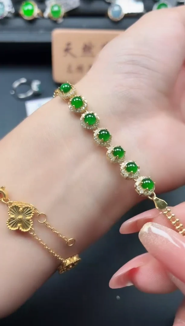 银S925镶嵌戒指翡翠11111111