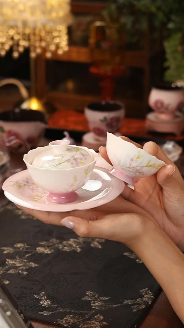 琦色迷芳紫丁香三件套哈哈