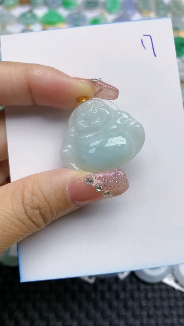 【闪购商品】翡翠颈饰未镶嵌天然A货翡翠 17