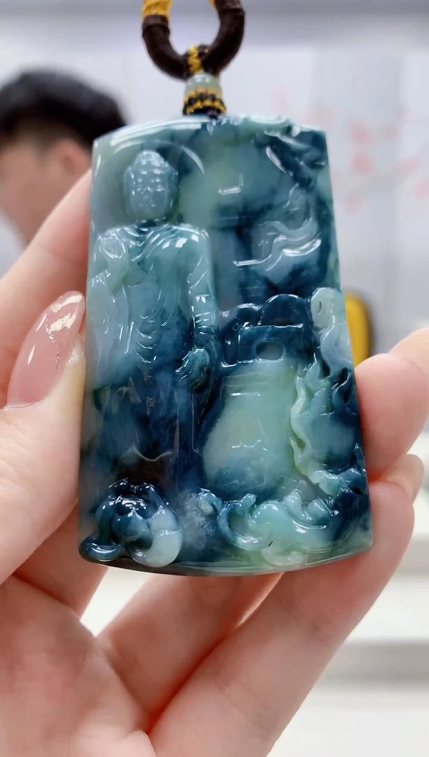 未镶嵌定制翡翠5060jw-毛货挂件18