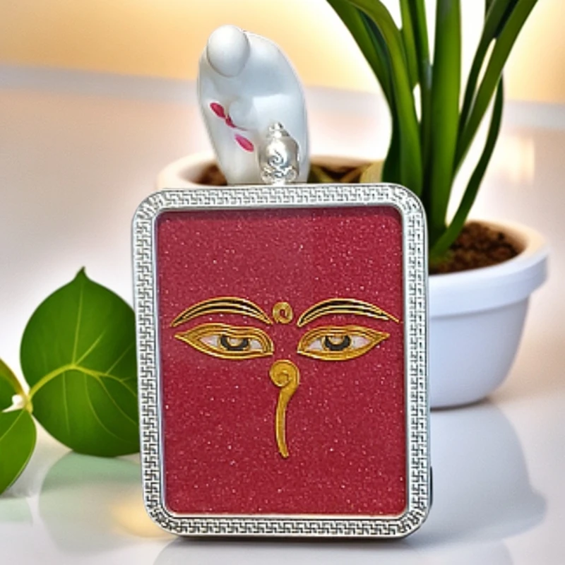 智慧法眼掐丝珐琅唐卡