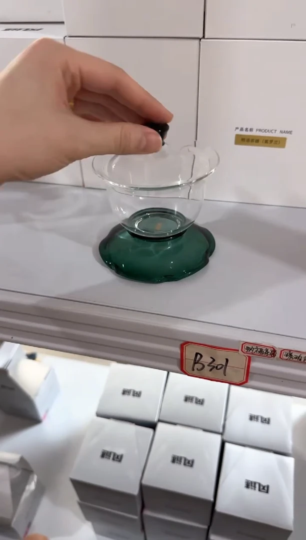 风谜金标荷悦盖碗墨绿