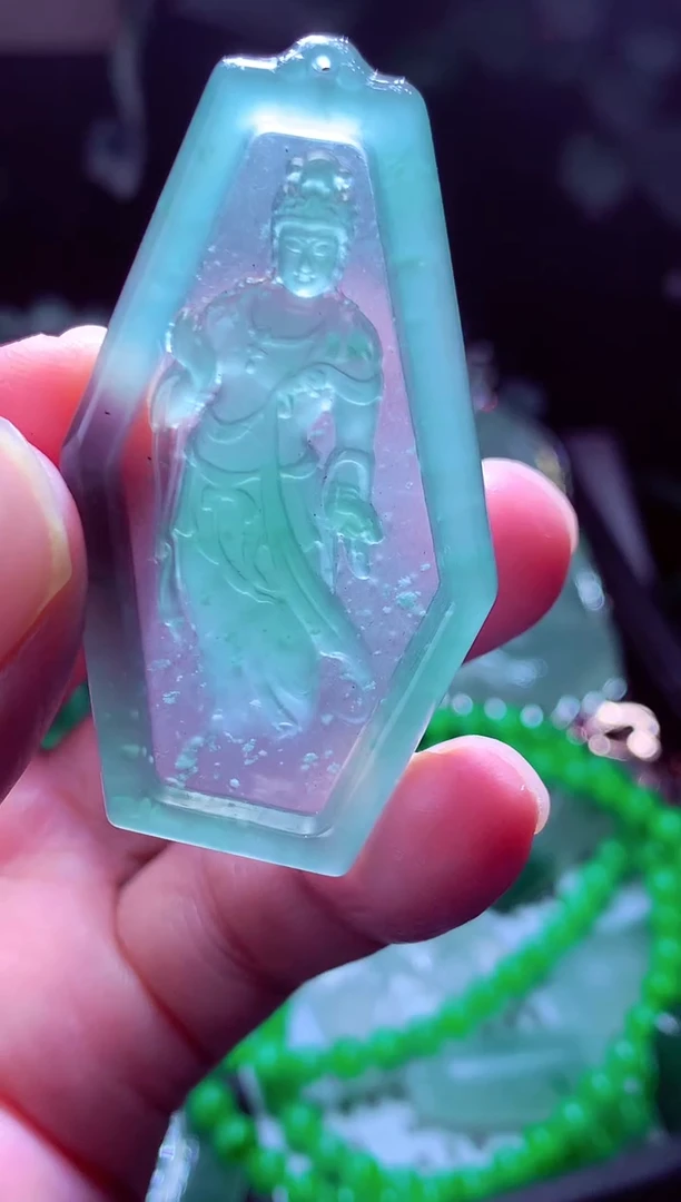 未镶嵌定制翡翠张*#翡翠毛货定制