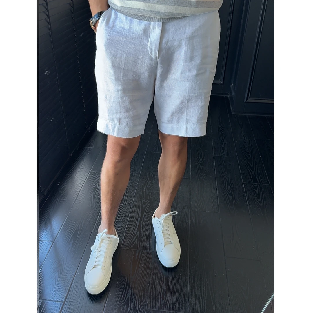 DAN LANG 321# 杰家 男士百搭亚麻休闲短裤