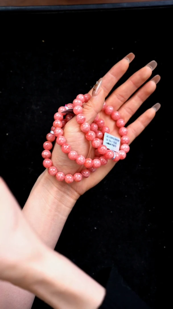 【闪购商品】菱锰矿（红纹石）手链未镶嵌g106红纹手链9m+多样性发一