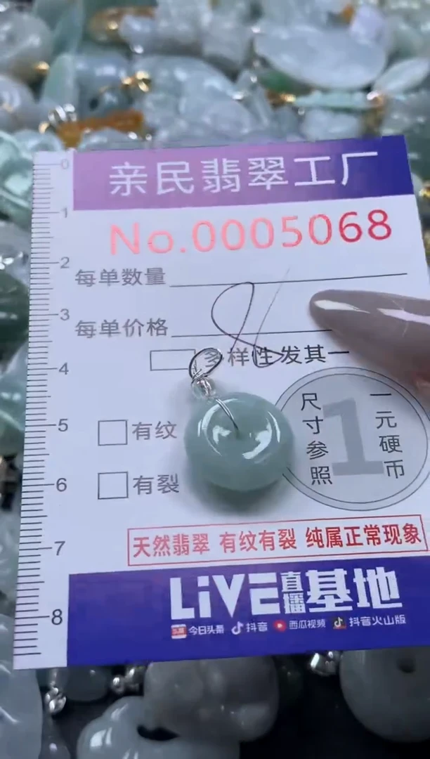 颈饰未镶嵌翡翠5068