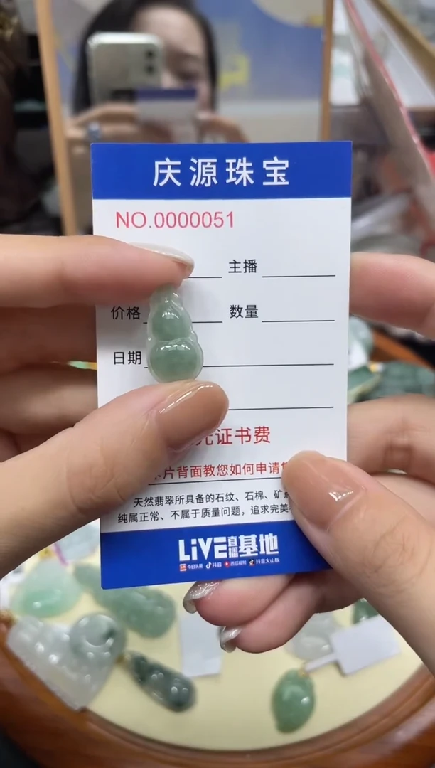 翡翠未镶嵌颈饰001