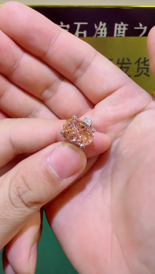 戒指蓝宝石铂Pt950镶嵌小