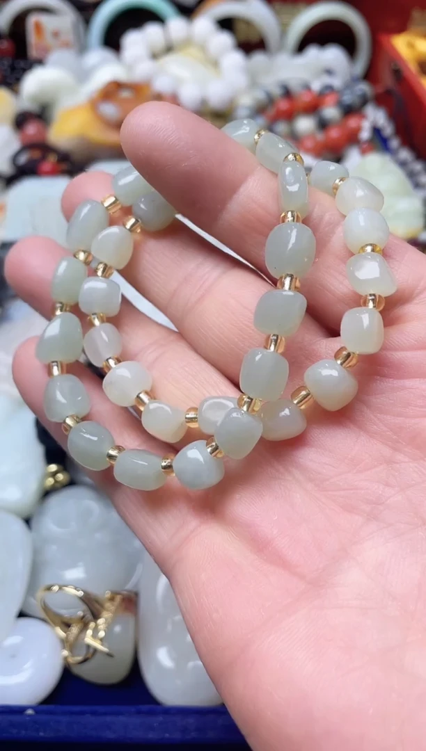 【闪购商品】和田玉手串未镶嵌手串/多样性单个发