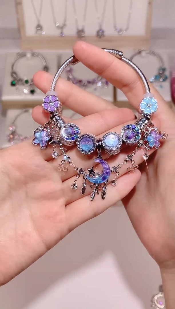 无铜合金蓝紫双色设计款，库存1~