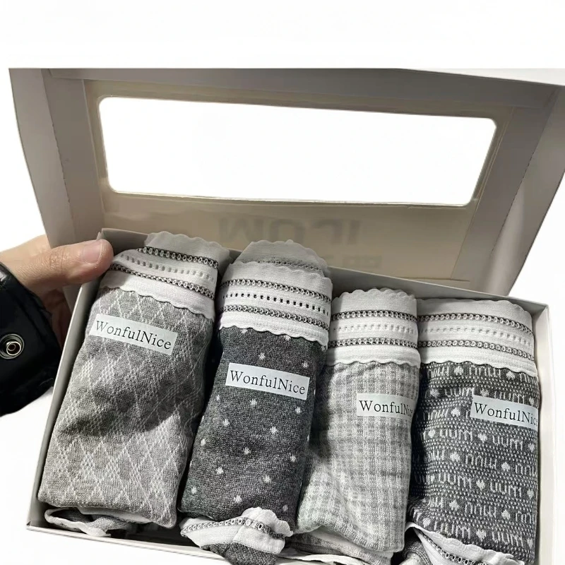 {701-800}中腰提臀三角裤波点女三角内裤女士