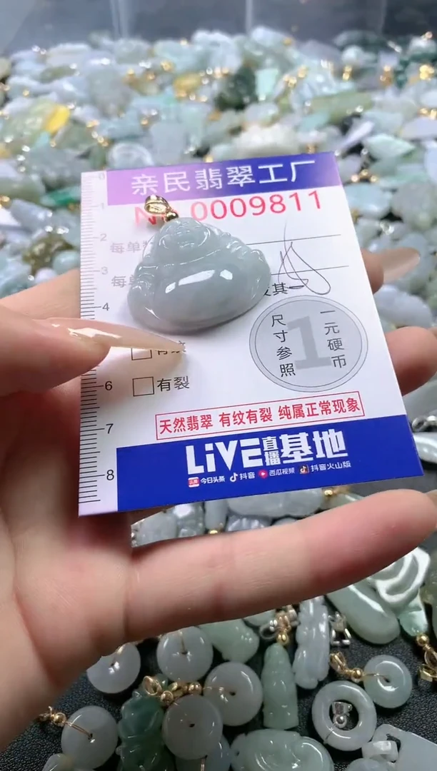 【闪购商品】翡翠吊坠(不含链)未镶嵌9811