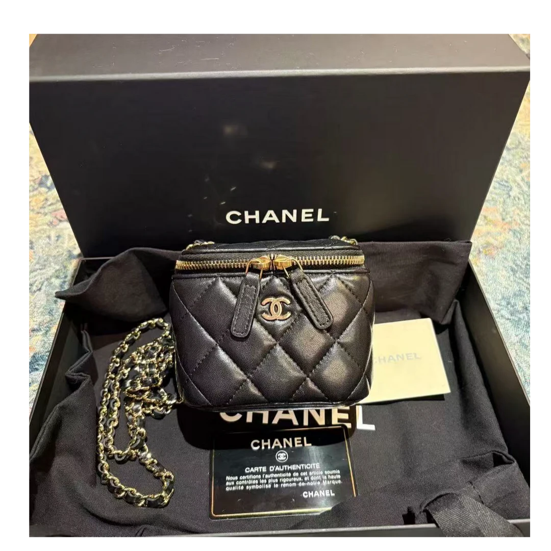 99新 Chanel/香奈儿 经典小方盒子链条斜挎包
