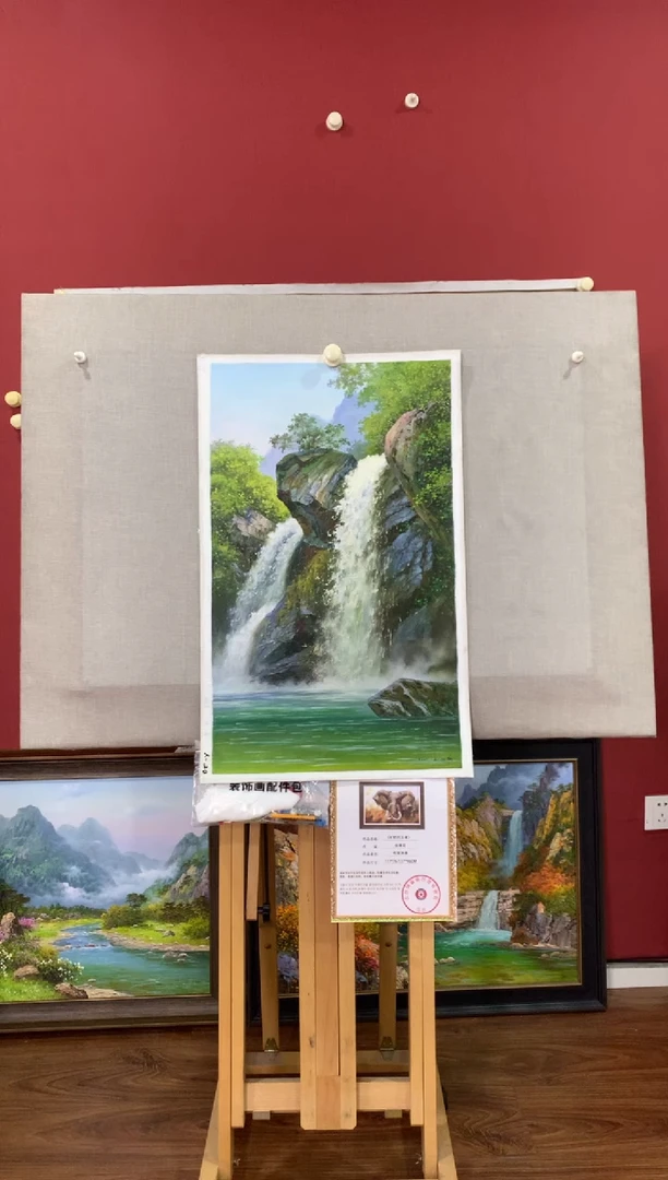 油画【38号】朝鲜原创手绘油画【功勋Ⅰ级画家丨孤品佳作】【顺丰包邮】