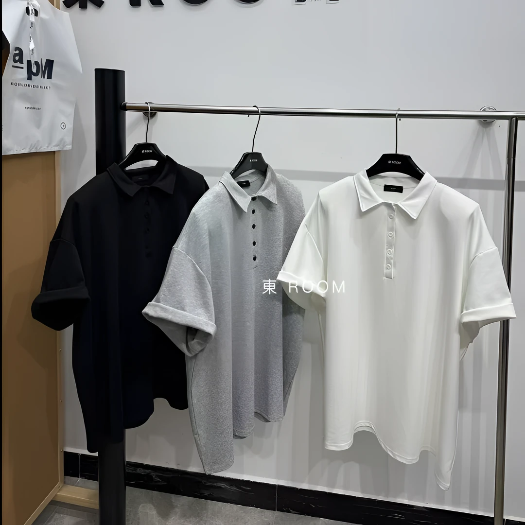 宠儿【2025夏季韩版慵懒纯色POLO衫卫衣】