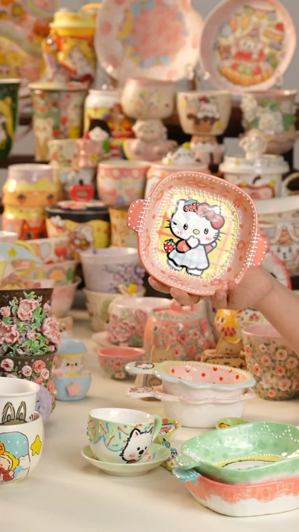 其他陶景德镇釉下彩手绘设计师款陶瓷