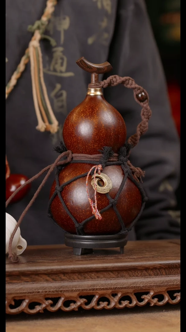 167号精品天然大漆酒葫芦一物一拍~