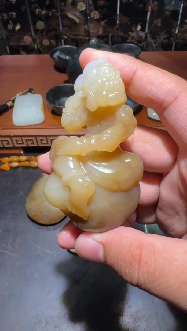 未镶嵌和田玉挂件摆件