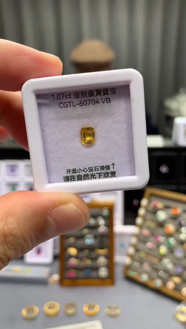 裸石蓝宝石1.07ct CGTL60704