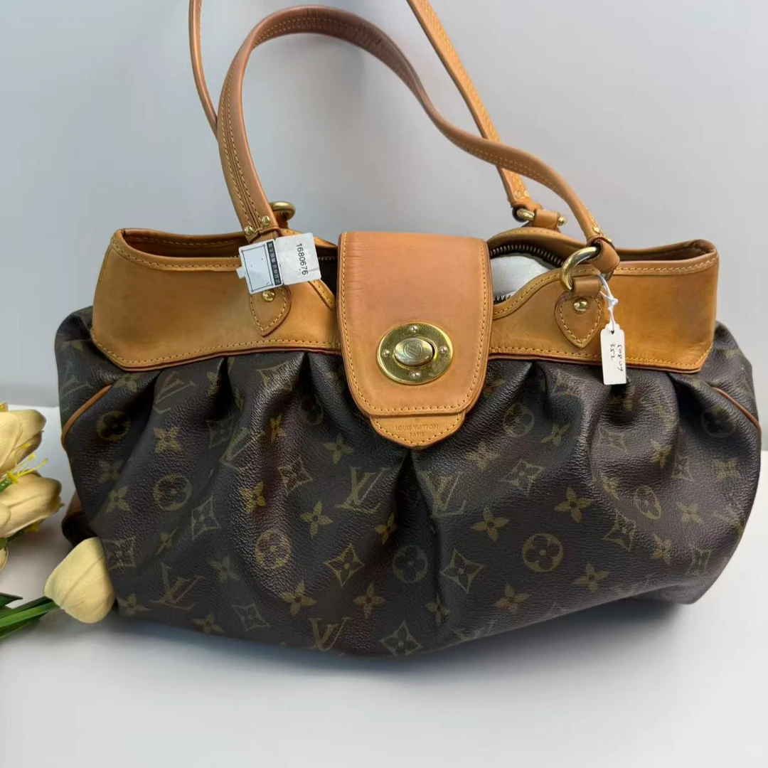 95新 LouisVuitton/路易威登 路易威登老花金豆百搭托特包