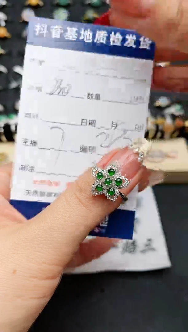 【闪购商品】翡翠戒指银S925镶嵌..........