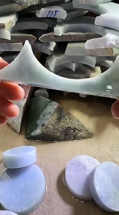 裸石翡翠缅甸翡翠A货花147