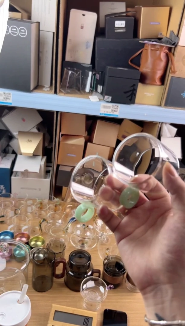 福容扳指对杯青玉色