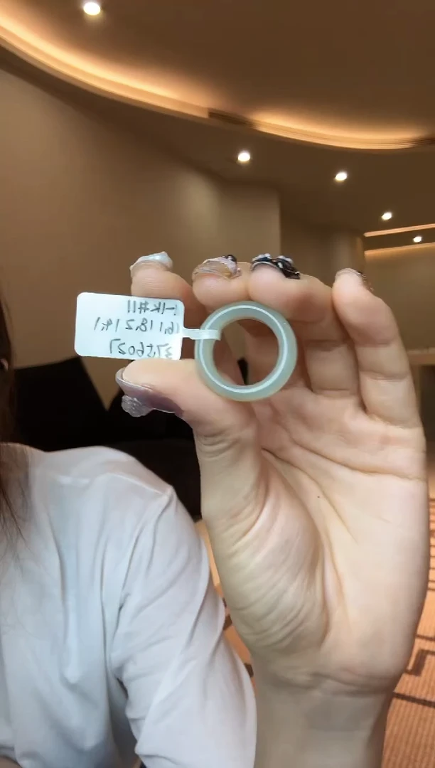 【闪购商品】和田玉戒指未镶嵌11码且末蓝