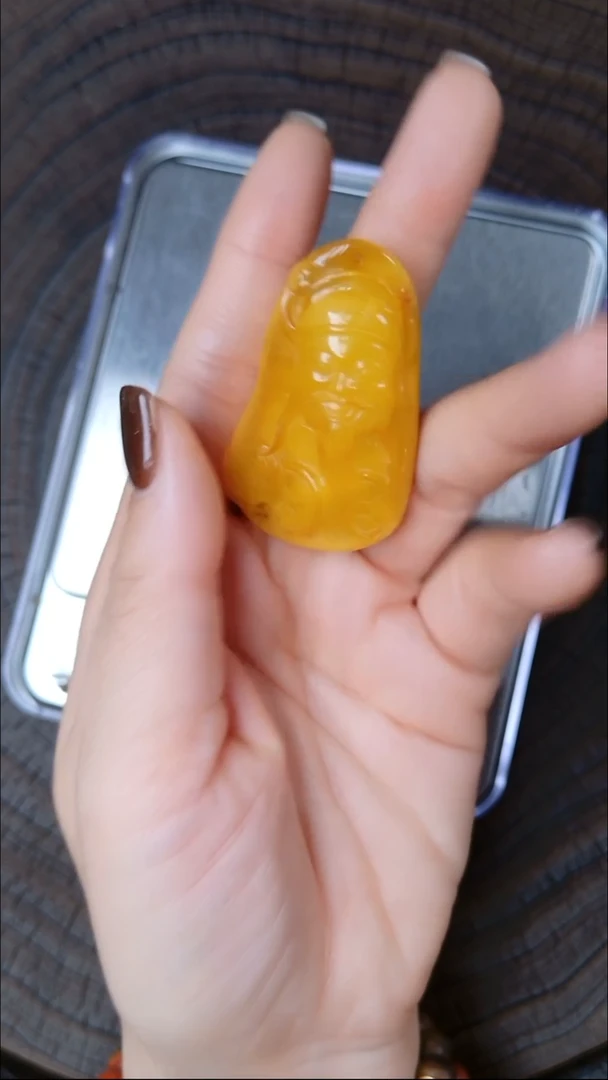 蜜蜡颈饰未镶嵌吊坠