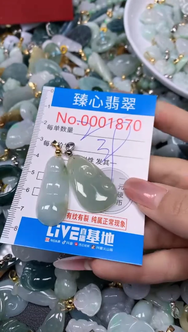 【闪购商品】翡翠颈饰未镶嵌含绳0001870