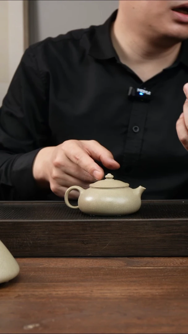 茶杯紫砂本绿寒江     140CC