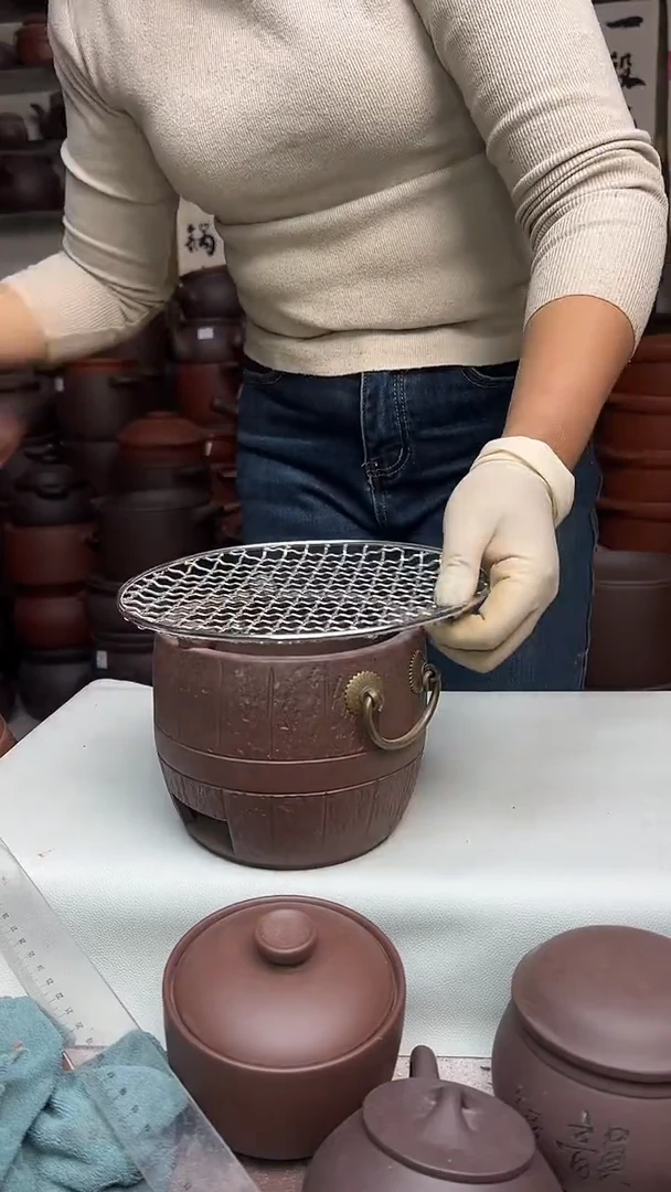 宜兴紫砂碳炉送烤网