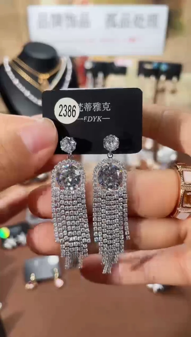 合金925银锆石梵2386