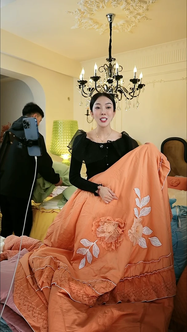 棉绒浪漫满屋 橙 标准