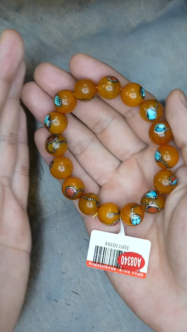 【闪购商品】琥珀裸石未镶嵌尼泊尔手串多样性发其一