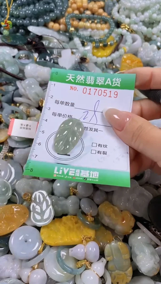 翡翠未镶嵌颈饰闪购0170519多样性发其一