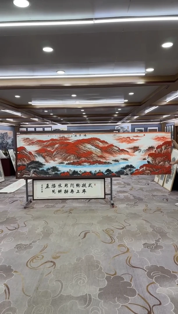 绘画DC-刘雪红-丈二-山水国画