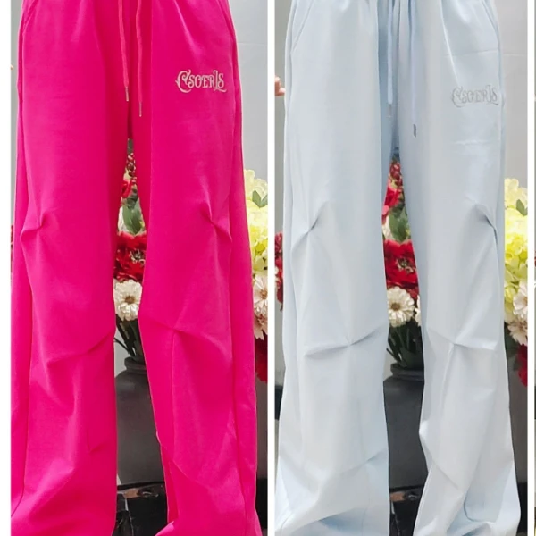 D3874夏季字母薄棉休闲运动裤显瘦百搭