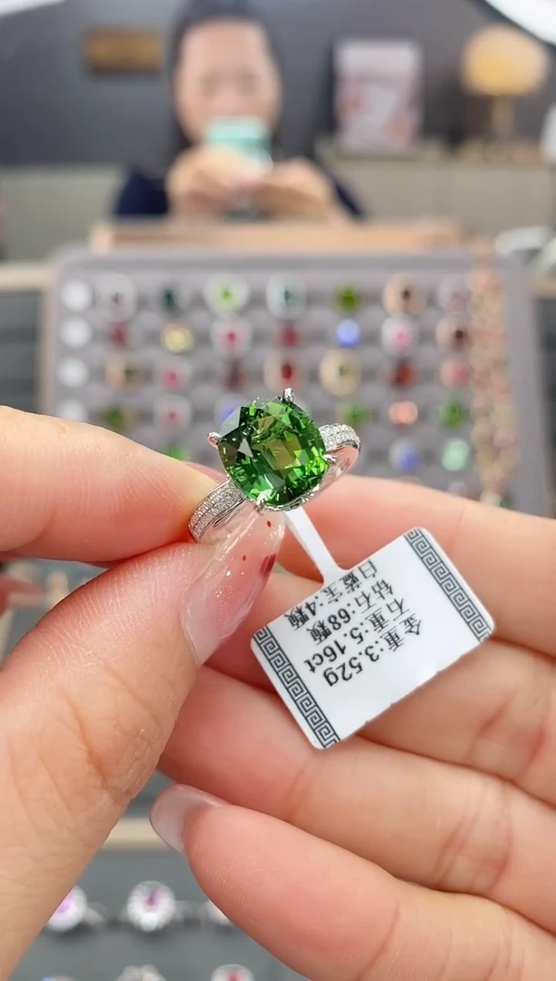 【闪购商品】碧玺戒指18K金镶嵌5.16  