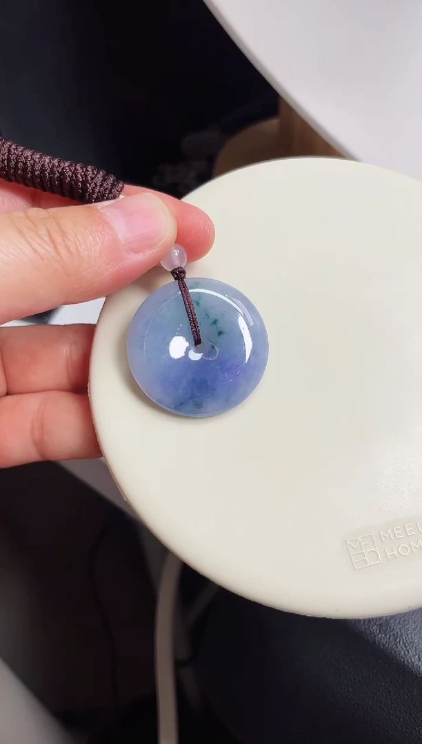 颈饰未镶嵌翡翠平安扣尺寸30.9 6mm