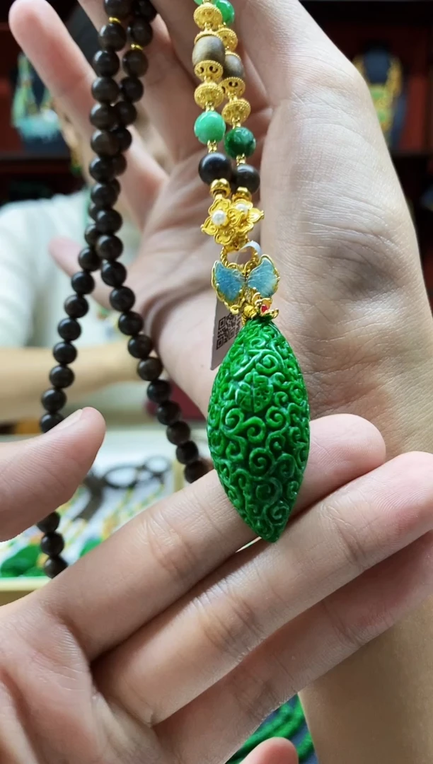 颈饰未镶嵌翡翠翡翠吊坠