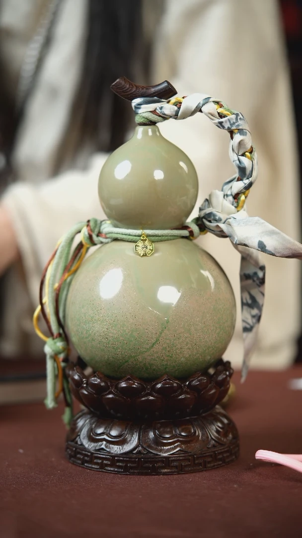 【闪购商品】666号600ml左右的非遗漆器酒葫芦